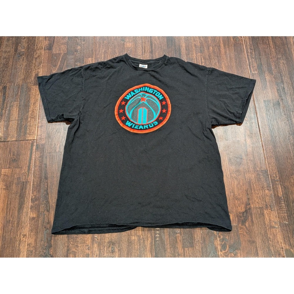 Washington Wizards Shirt Mens XL Black NBA Basketball Graphic Tee Cotton T-Shirt